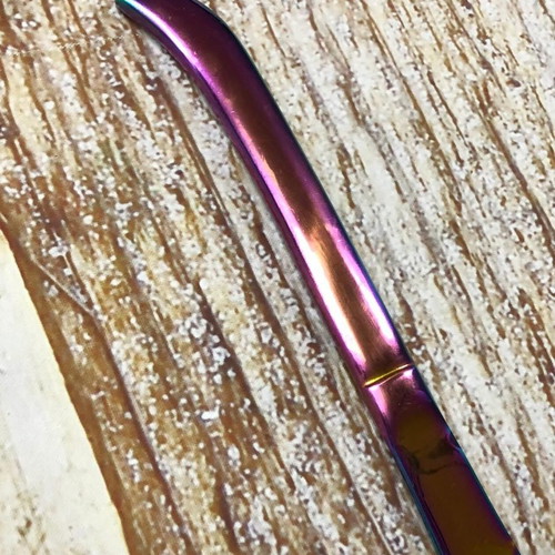 Titanium gradient kitchen knife new