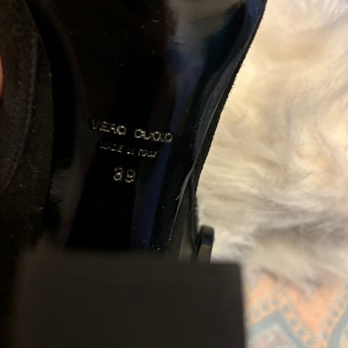 Galliano special edition boots new with eco fur and leather