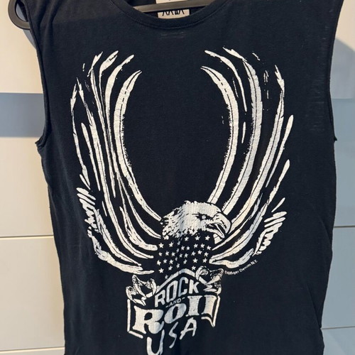Tommy Hilfiger denim blouse XS black like new