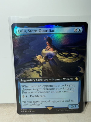 Magic: The Gathering Lulu, Stern Guardian Foil Card New