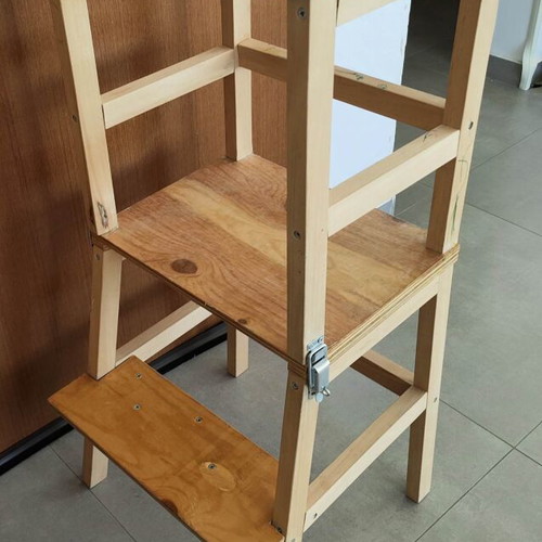 Learning tower handmade used, converts into table