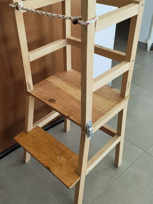 Learning tower handmade used, converts into table