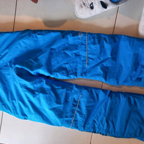 Columbia waterproof ski pants like new, blue, size L, thermal