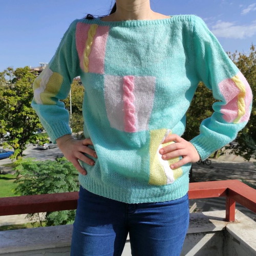 Handmade wool sweater used