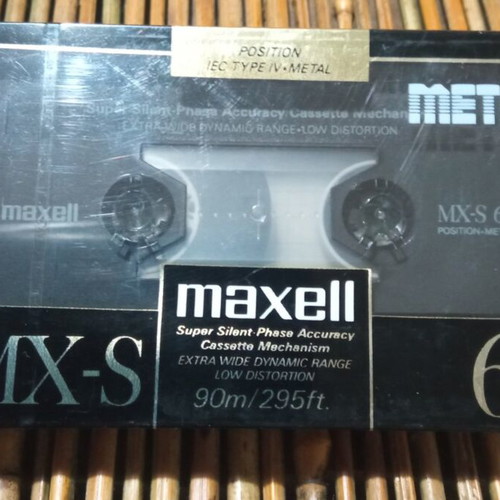 Maxell MX-S 60 Metal Audio Cassette New Japan