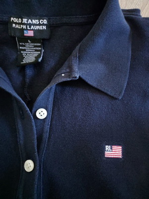 Polo Ralph Lauren dress used, dark blue, mini, size Large