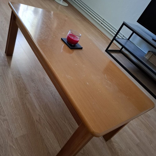 Solid wood coffee table