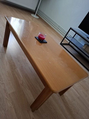 Solid wood coffee table