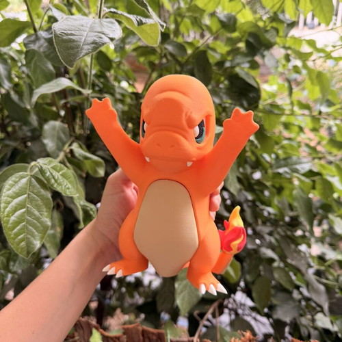 Pokémon Charmander window figure like new, inspired by promo card