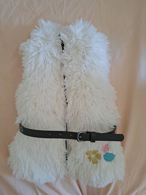 Orchestra fur vest sleeveless new 2 years/92 cm