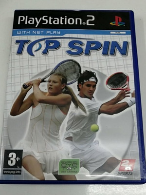 Top Spin PS2 game, English, complete with manual