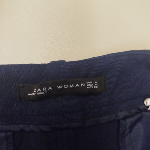 Zara office pants like new, dark blue, size M 38 10