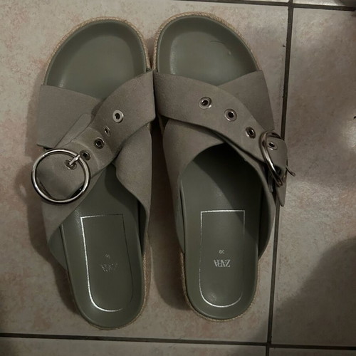 Zara sandals like new, women's size 38