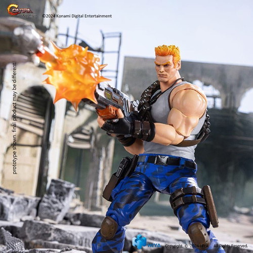 Hiya Toys Konami Contra Operation Galuga Bill Rizer 6" exquisite basic figure new