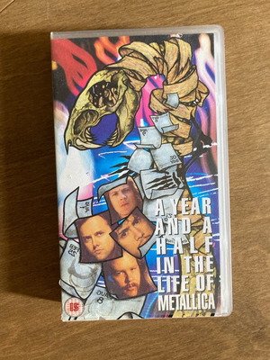 Metallica A Year And A Half in the Life of Metallica Part 01 βιντεοκασέτα σαν καινούργιο