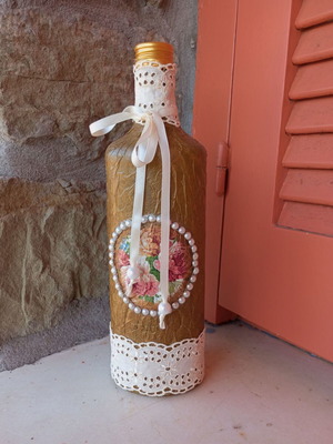 Decorative handmade bottle new
