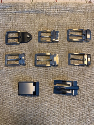 Belt buckles for men like new, pack of 8 pieces