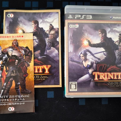 Trinity: Souls of Zill O'll PS3 game like new, Japanese version NTSC-J