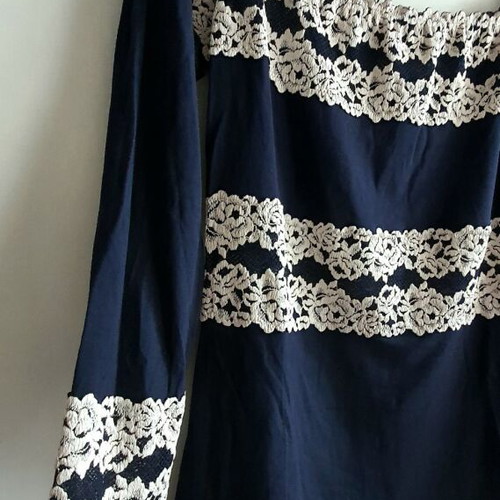 Intimissimi blouse with lace new, size L, blue