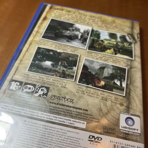 Brothers in Arms: Road to Hill 30 παιχνίδι PS2 μεταχειρισμένο, πλήρες με manual