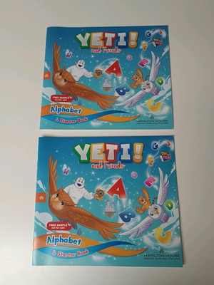 Yeti! and Friends Alphabet & Starter Book нова, комплект от 2 броя