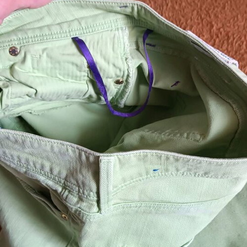 Gas women's jeans size 34 like new, green turquoise
