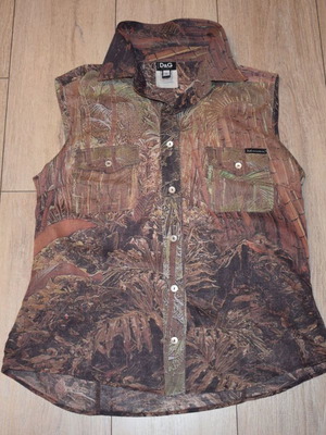Dolce & Gabbana jungle print shirt size XL like new, vintage