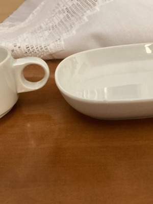 Sabena vintage porcelain cup and saucer from 1970 like new