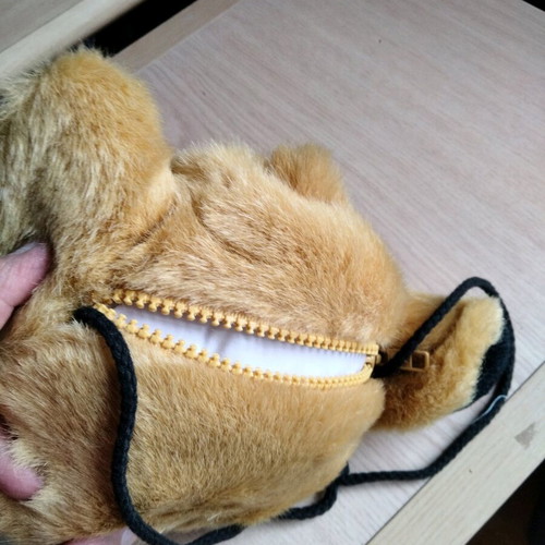 Vintage Simba Plush Backpack and Simba Head Coin Purse like new