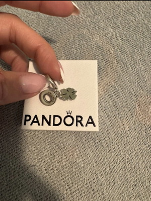 Pandora luck symbol charm, silver
