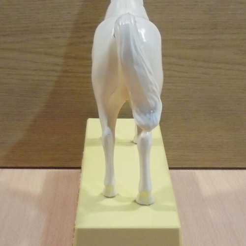 White Horse Scotch Whisky old promotional plastic statue used