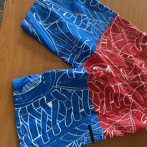Adidas men's swim shorts XS used, multicolor