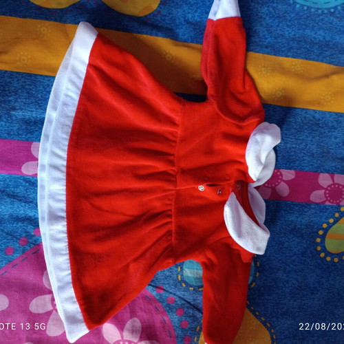 Baby Christmas dress for 0-3 months