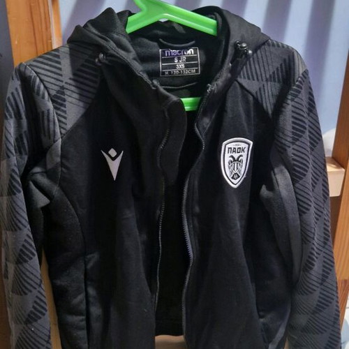 Paok Macron windbreaker like new