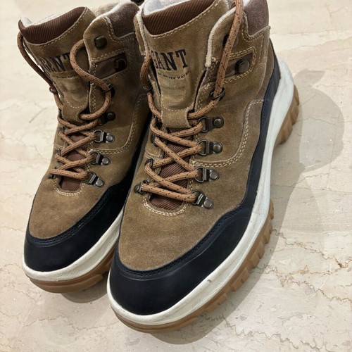 Gant men's boots like new, size 43, beige and brown
