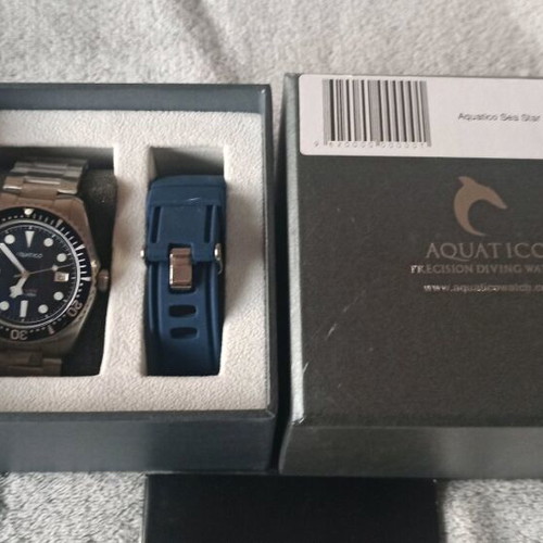 Aquatico Sea Star men's automatic watch 300 m new