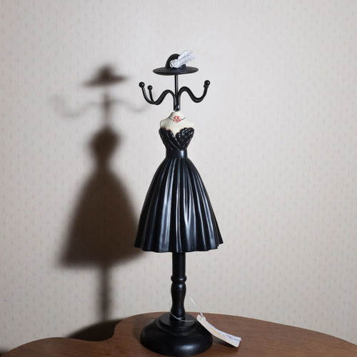 Clayre & Eef Display Mannequin Jewelry Stand new, black and red
