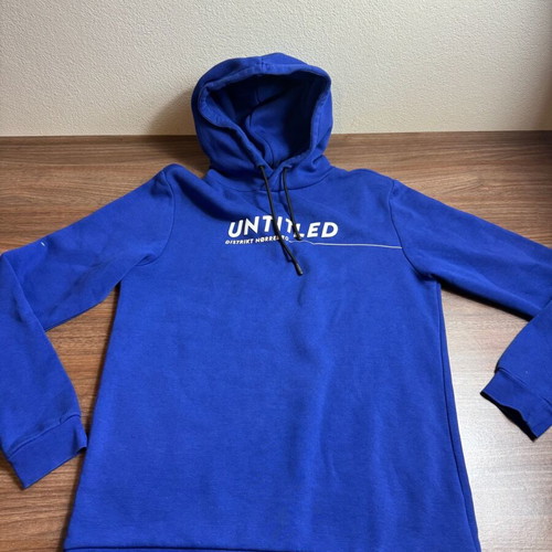 DISTRIKT NØRREBRO men's blue hoodie S new