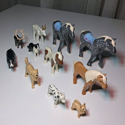 Playmobil animals used, pack of 11 pieces