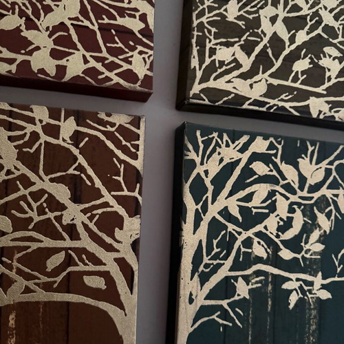 Four-panel painting like new