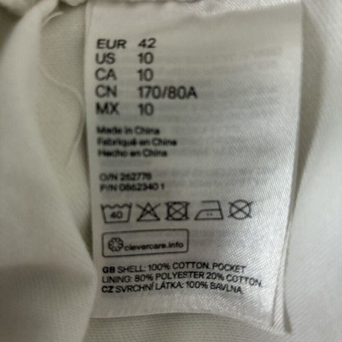 H&M Women's Pants like new, cotton, white, size XL