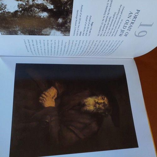 Rembrandt book hardcover with dust jacket new