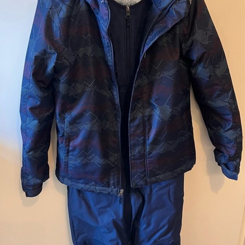 Columbia ski set like new, jacket and pants size M 10-12y