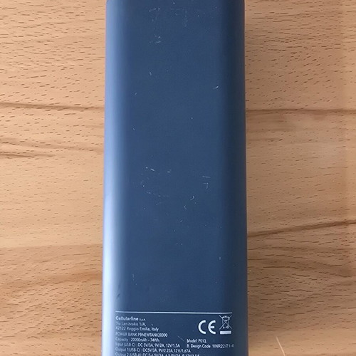 Cellularline 20000mAh 20W power bank like new