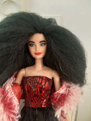 Barbie articulated used, rare face, hair from oak Mattel 2000