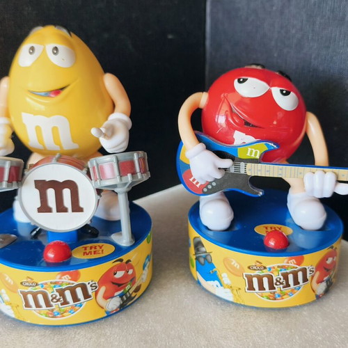 M&M's Rockstar collectible musical toys like new, set of two