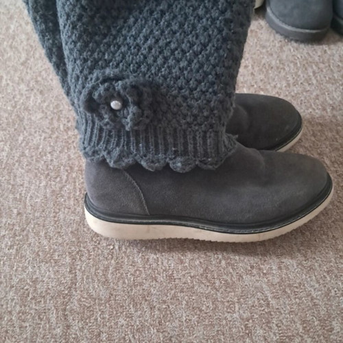 Girls' boots used, sizes 34 and 35, with fur