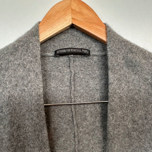 Drykorn wool cardigan like new, size XS, gray
