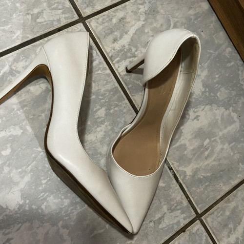 Mango white pumps size 40 used