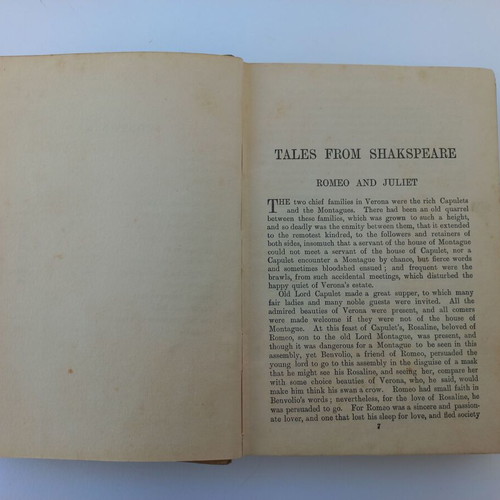 Tales from Shakspeare English book used